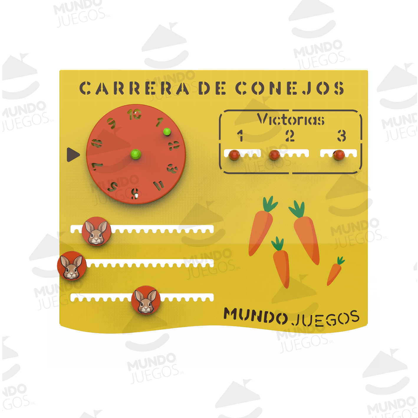 PANEL DE INTERIOR CARRERA DE CONEJOS